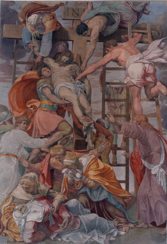 Chiesa della Trinità dei Monti, Daniele da Volterra, Discesa alla Croce [Fonte: Wikimedia Commons, PD]